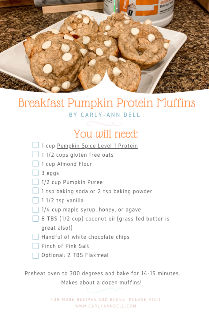 breakfast pumpkin protein muffin recipe 